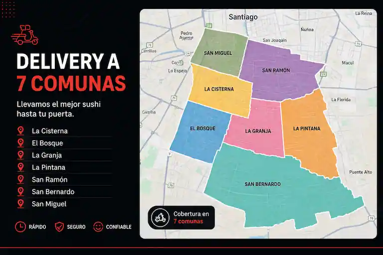 cobertura 7 comuna ddelivery saori sushsi