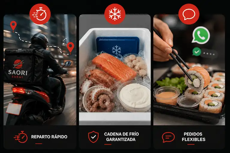 somos la mejor opcion de sushi delivery en la cisterna
